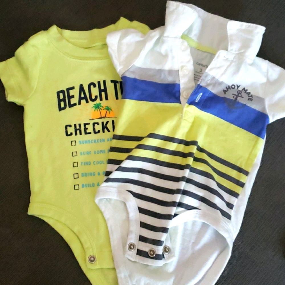 Boys onsies 3 month
